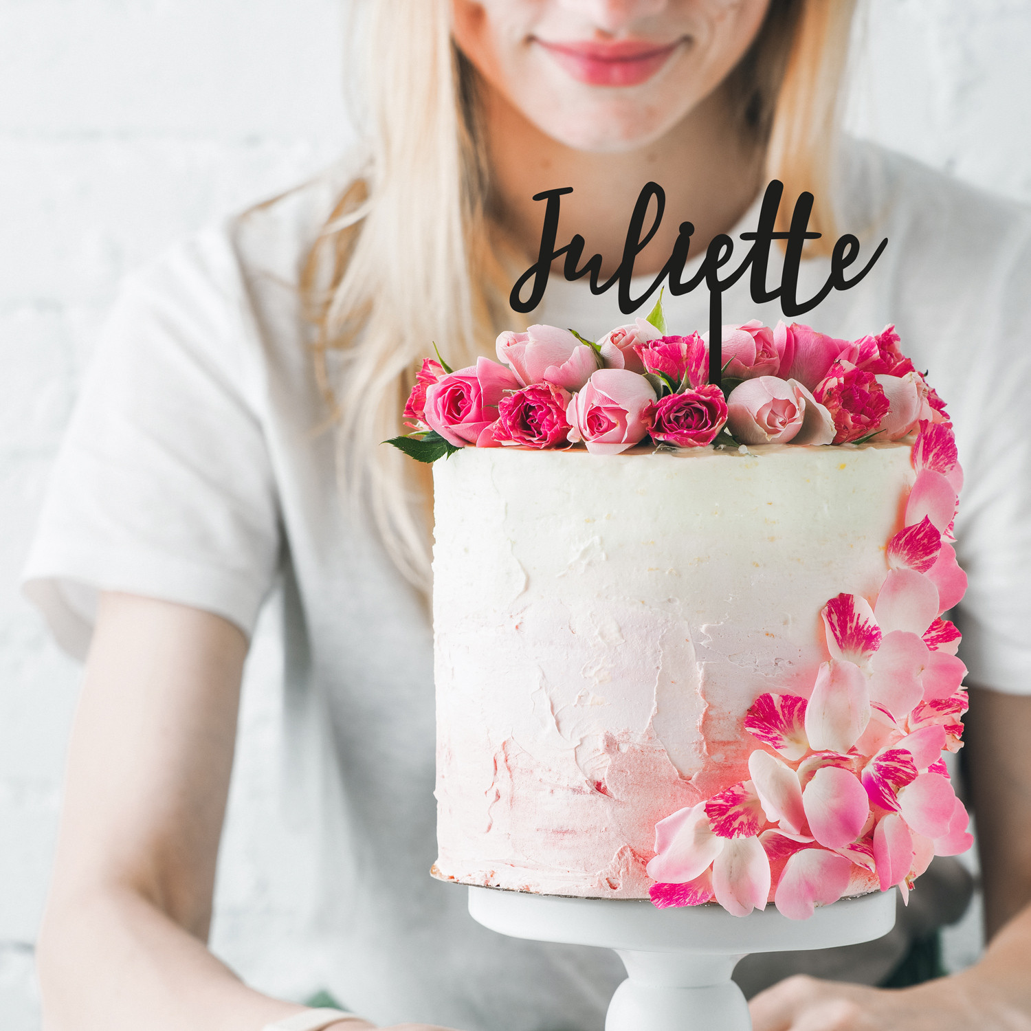 Cake Topper anniversaire personnalisable